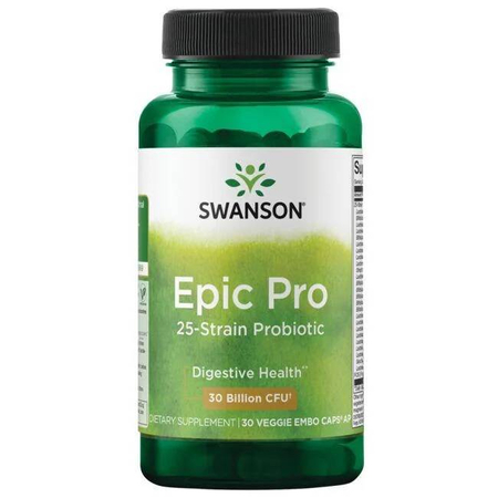 Swanson Epic Pro 25-Strain Probiotic 30 kapslí