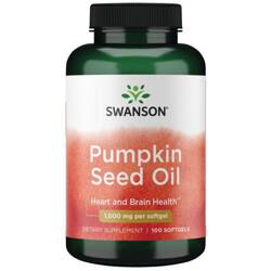 Swanson Dýňový Olej (Pumpkin Seed Oil) 1000 mg 100 kapslí