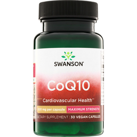 Swanson Koenzym Q10 200 mg 30 kapslí