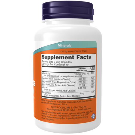 Now Foods Calcium Citrate 120 kapslí