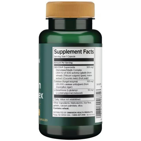 Swanson SOD Gliadin Complex 60 kapslí