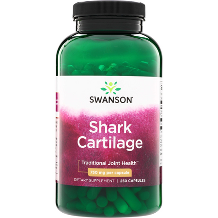 Swanson Žraločí Chrupavka (Shark Cartilage) 750 mg 250 kapslí