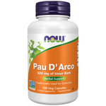 Now Foods Pau d'Arco 500 mg 100 kapslí
