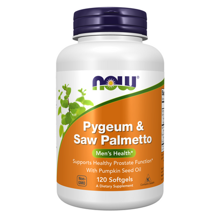 Now Foods Pygeum a Saw Palmetto 120 kapslí