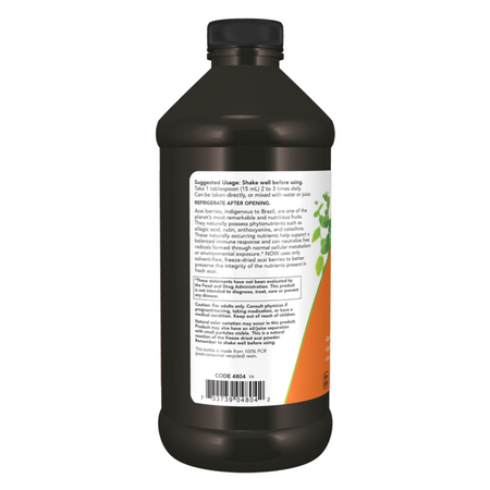 Now Foods Acai Liquid 473 ml tekutý