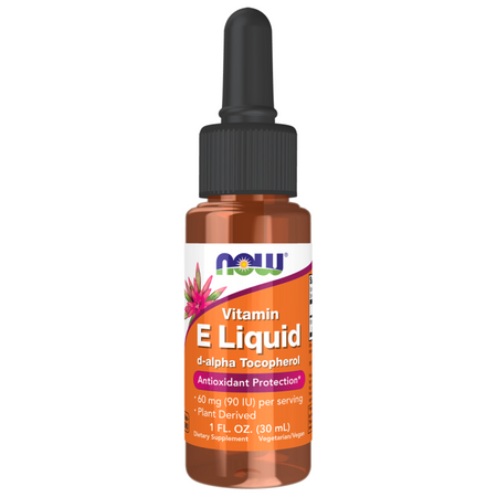 Now Foods Vitamin E Liquid 30 ml kapky
