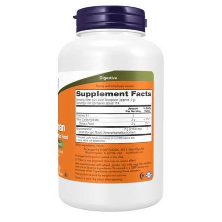 Now Foods Glucomannan Pure Powder 227 g