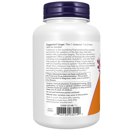 Now Foods Colostrum Powde 85 g