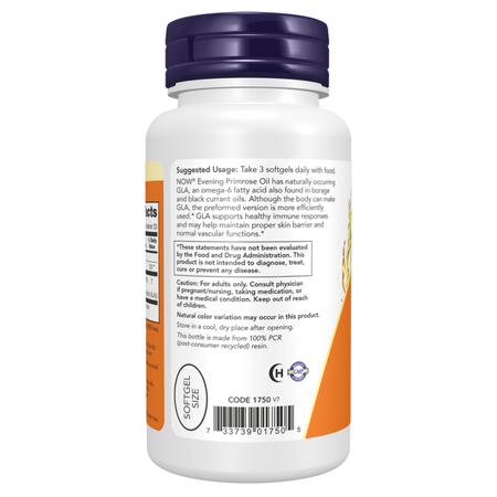 Now Foods Evening Primrose Oil 500 mg 100 kapslí