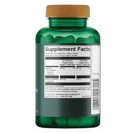 Swanson Magtein Magnesium L-Threonate 90 veg kapslí