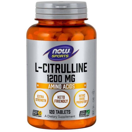 Now Foods L-Citrulline 1200 mg Extra Strength 120 tablet