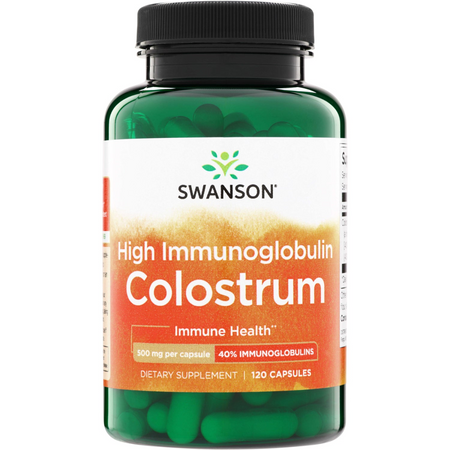 Swanson Colostrum High IG 500 mg 120 kapslí