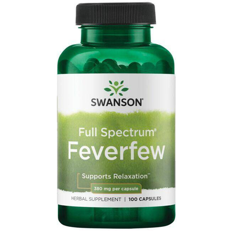 Swanson Feverfew 380 mg 100 kapslí