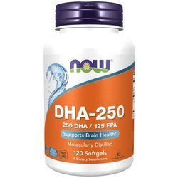 Now Foods DHA-250 Fish Oil 120 kapslí