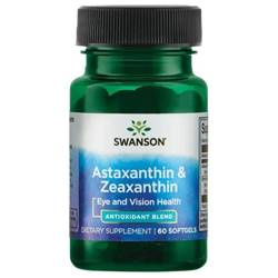 Swanson Astaxanthin a Zeaxanthin 60 kapslí