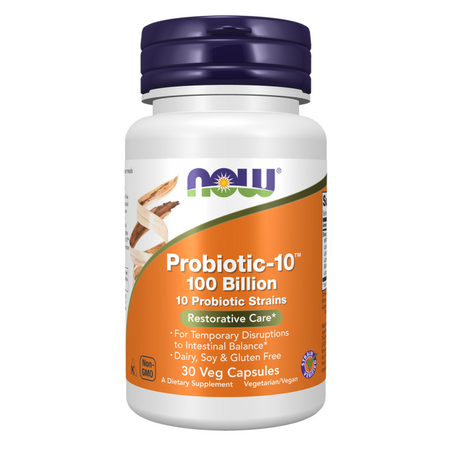 Now Foods Probiotic-10 100 Billion 30 kapslí