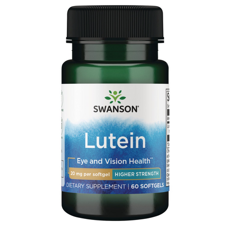 Swanson Lutein 20 mg 60 kapslí