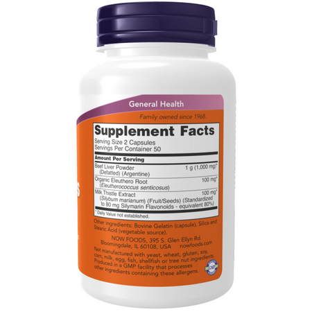 Now Foods Liver Caps 100 kapslí