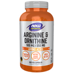 Now Foods Arginine 500 mg Ornithine 250 mg 250 kapslí