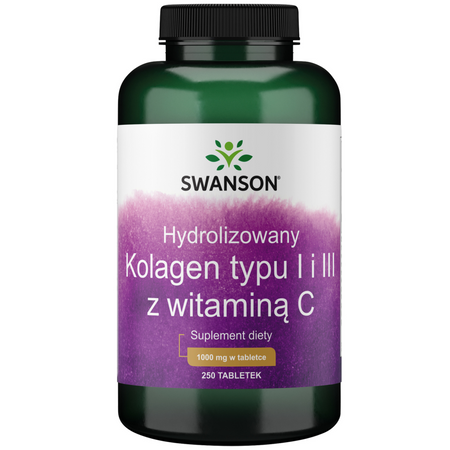 Swanson Hydrolyzované Kolagenové Peptidy Typu I a III 250 tablet