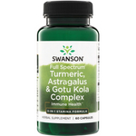 Swanson Turmeric, Astragalus a Gotu Kola 60 kapslí