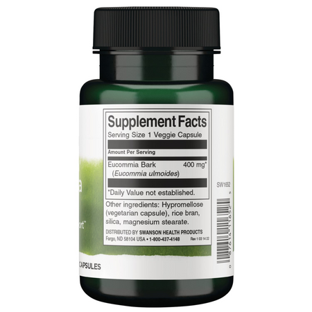 Swanson Gumojilm (Eucommia) 400 mg 60 kapslí