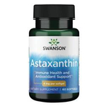 Swanson Astaxanthin 4 mg 60 kapslí
