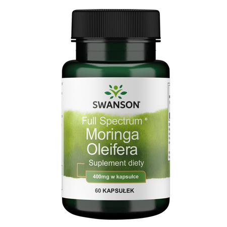 Swanson Moringa Olejodárná (Moringa Oleifera) 400 mg 60 kapslí
