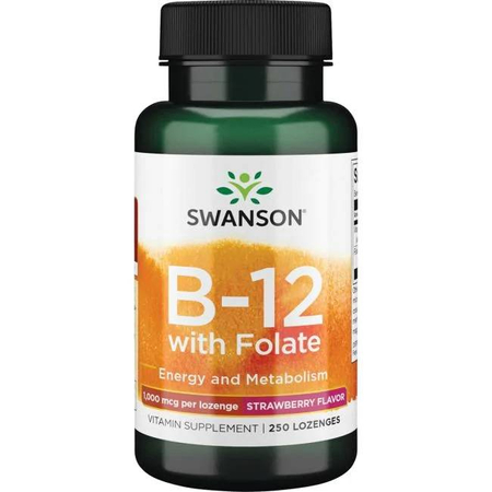 Swanson Vitamín B12 1000 mcg 250 cucací tablety