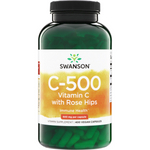 Swanson Vitamín C 500 mg s Šípkem 400 kapslí