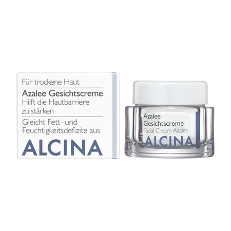 ALCINA For dry skin Facial Cream Azalea – pleťový krém posilující hydrolipidovou bariéru pro suchou pleť, 50 ml