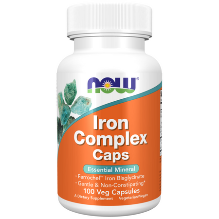 Now Foods Iron Complex Caps 100 kapslí