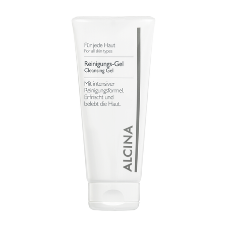 ALCINA For all skin types Cleansing Gel – čisticí gel na obličej se zinkem a aloe vera pro všechny typy pleti, 150 ml