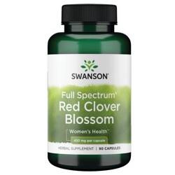 Swanson Červený Jetel (Red Clover Blossom) 430 mg 90 kapslí