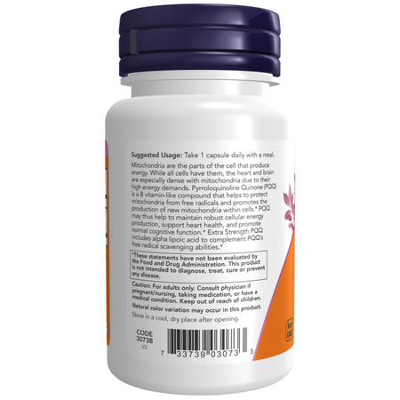 Now Foods PQQ Extra Strength 40 mg 50 veg kapslí
