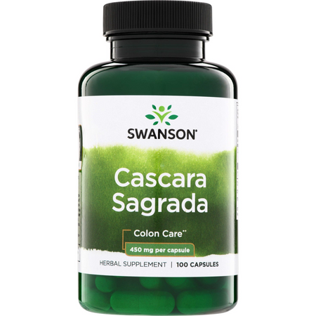 Swanson Cascara Sagrada 450 mg 100 kapslí 