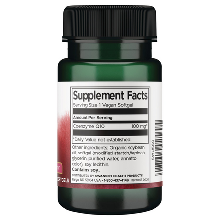 Swanson Koenzym Q10 100 mg 50 kapslí