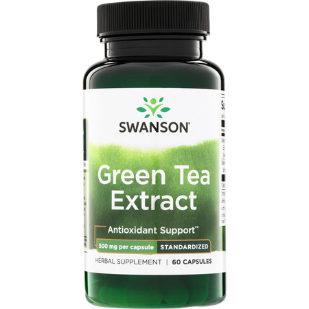 Swanson Zelený čaj (Green Tea) Extract 500 mg 60 kapslí